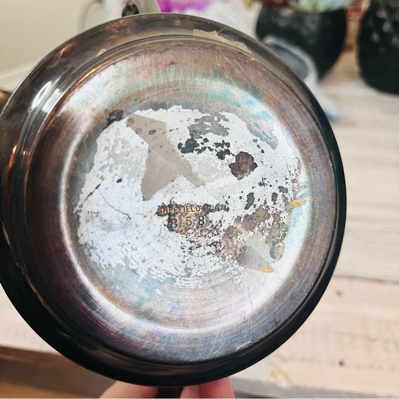 🌻5for25🌻 VTG SILVER SHEFFIELD PLATE TEAPOTS - Picture 9 of 12